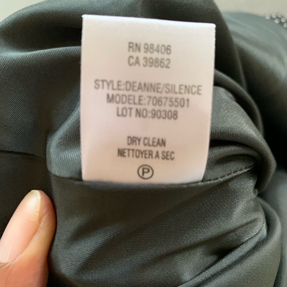 Theory Metallic Deanne Silence Jumper Dresses Sz 8 - Picture 6 of 7